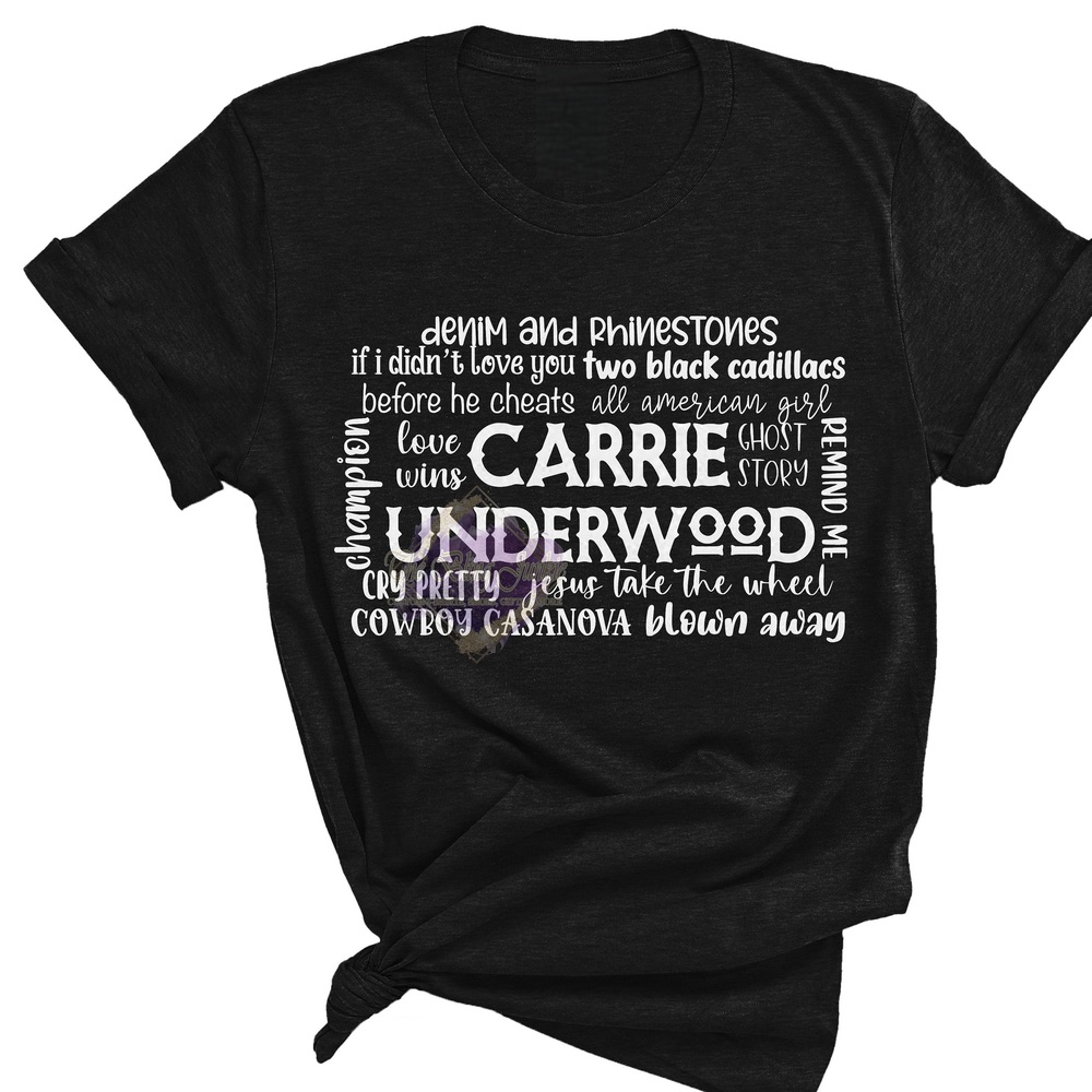 Carrie Underwood Songs Inspired T-shirt